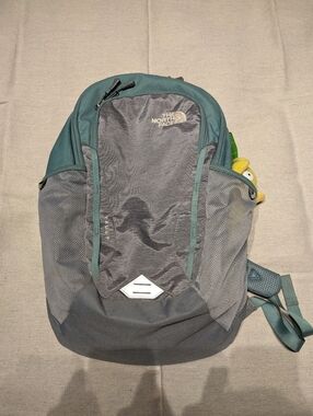 The North Face Grey Green The Vault Backpack